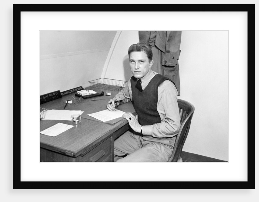 Young medical officer in barracks, ca. 1945 by Anonymous