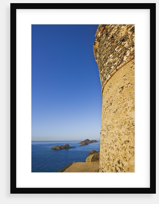 View of Sanguinaires Islands from Genovese tower of Parata Point, Ajaccio, Corsica, France by Anonymous