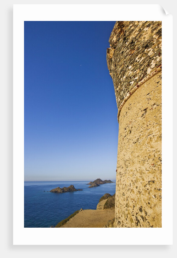 View of Sanguinaires Islands from Genovese tower of Parata Point, Ajaccio, Corsica, France by Anonymous