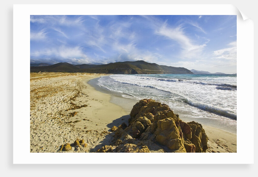 View near Ostriconi beach, Corsica, France by Anonymous