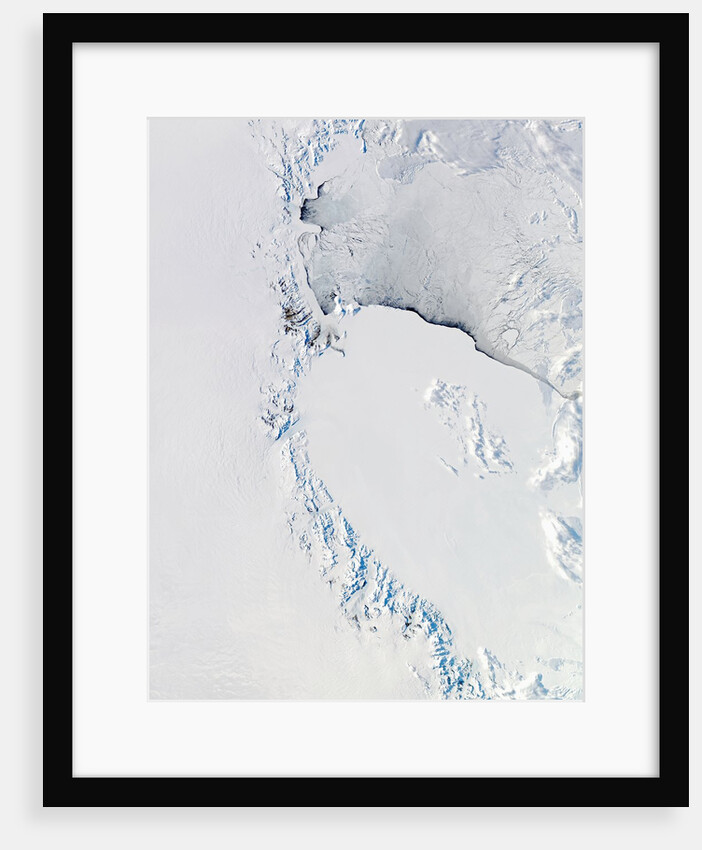 Western Ross Sea and Ice Shelf, Antarctica by Anonymous