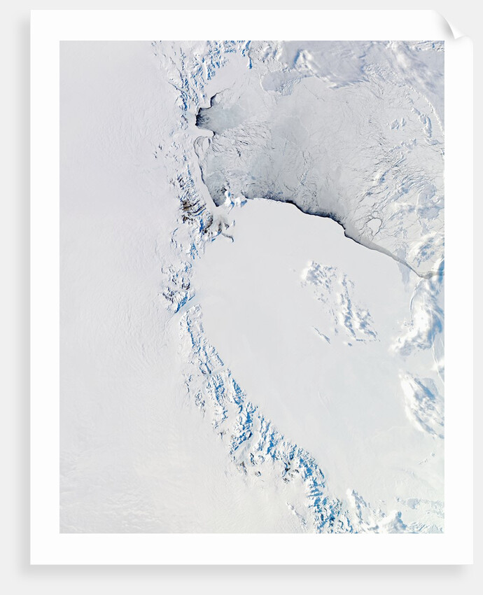 Western Ross Sea and Ice Shelf, Antarctica by Anonymous