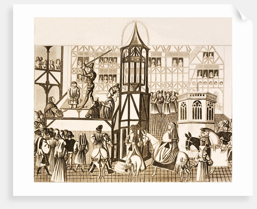 The execution of Aymerigot Marcel at Paris by Anonymous