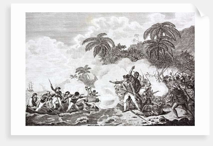The death of Captain James Cook. 1728 - 1779 by Anonymous