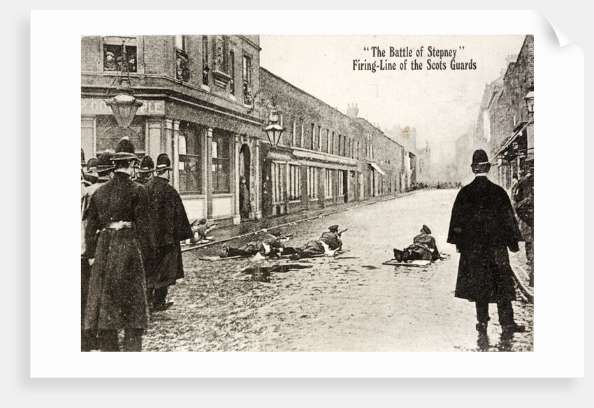 The Siege of Sidney Street, popularly known as the "Battle of Stepney" by Anonymous