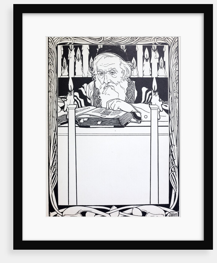 Illustration from Songs of the Ghetto. Ephraim Moses Lilien (1874â€“1925) by Anonymous