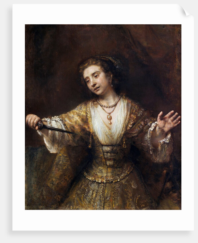 Lucretia by Rembrandt van Rijn