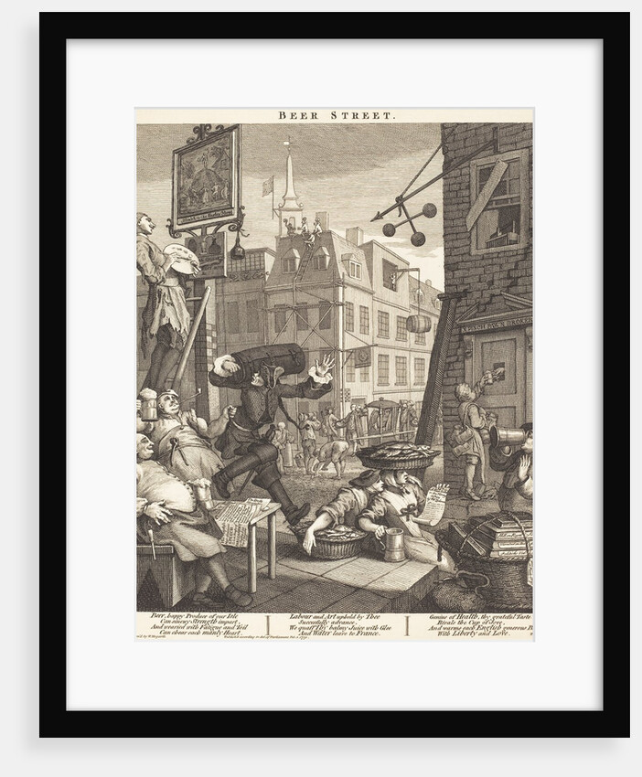 Beer Street by William Hogarth