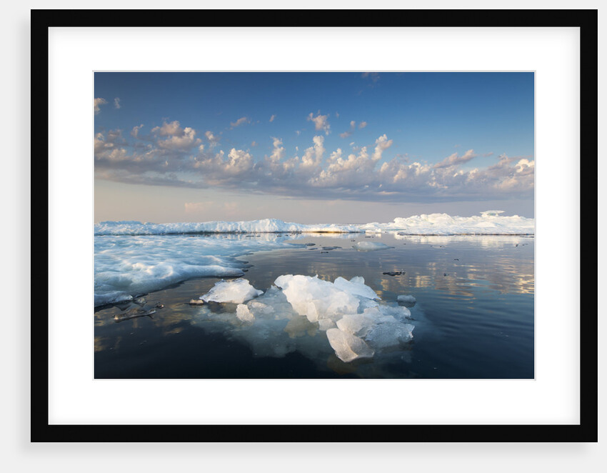 Melting Sea Ice at Sunset, Hudson Bay, Canada by Anonymous