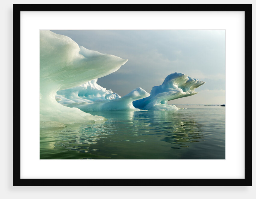 Melting Icebergs, Hudson Bay, Canada by Anonymous