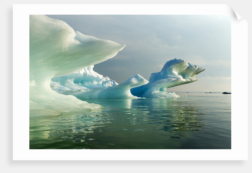 Melting Icebergs, Hudson Bay, Canada by Anonymous