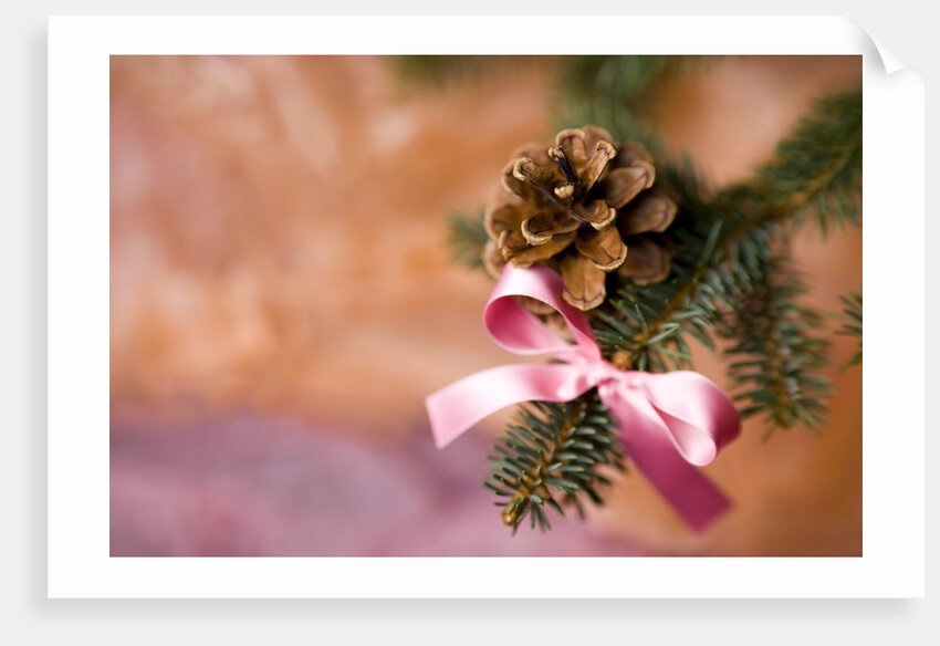 Close-up of Christmas decorations against blurred background by Anonymous