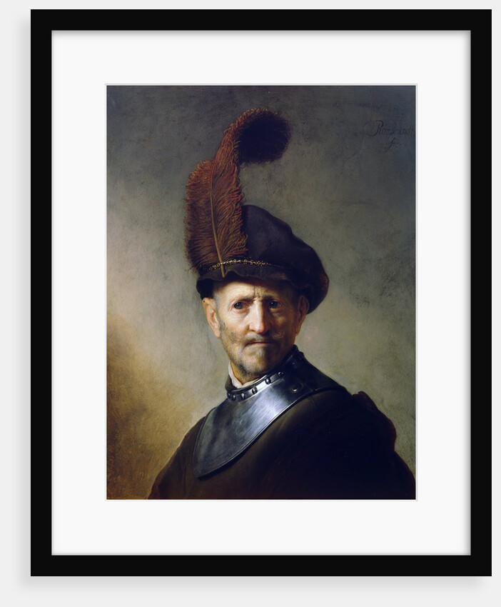 An Old Man in Military Costume by Rembrandt van Rijn