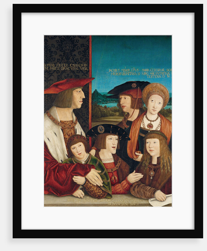 Emperor Maximilian I with His Family by Bernhard Strigel