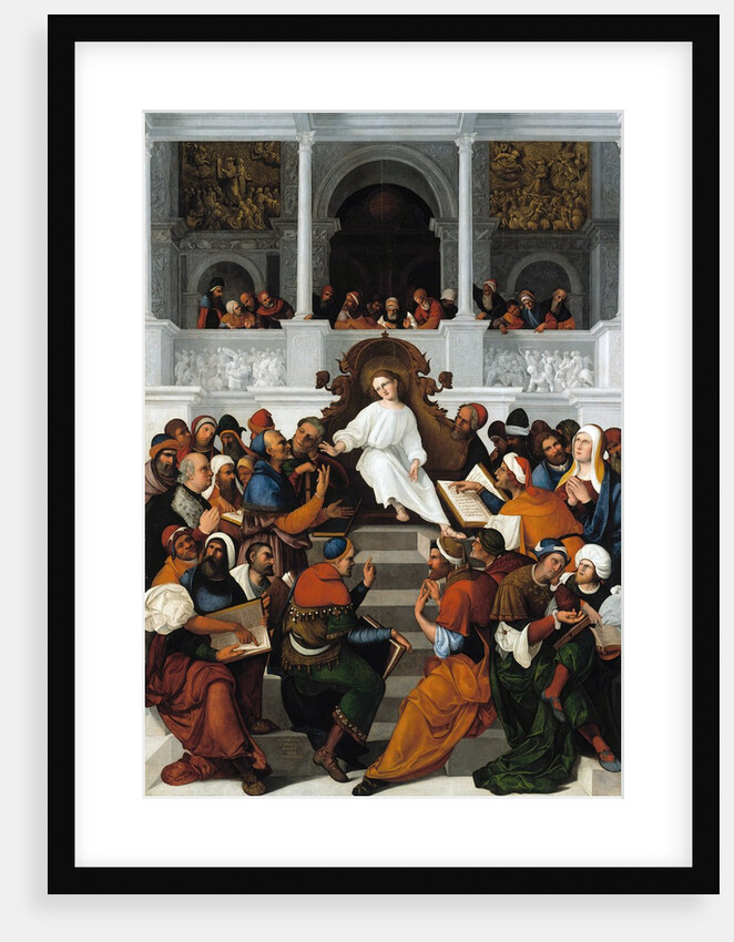 The Twelve-Year-Old Jesus Teaching in the Temple by Ludovico Mazzolino