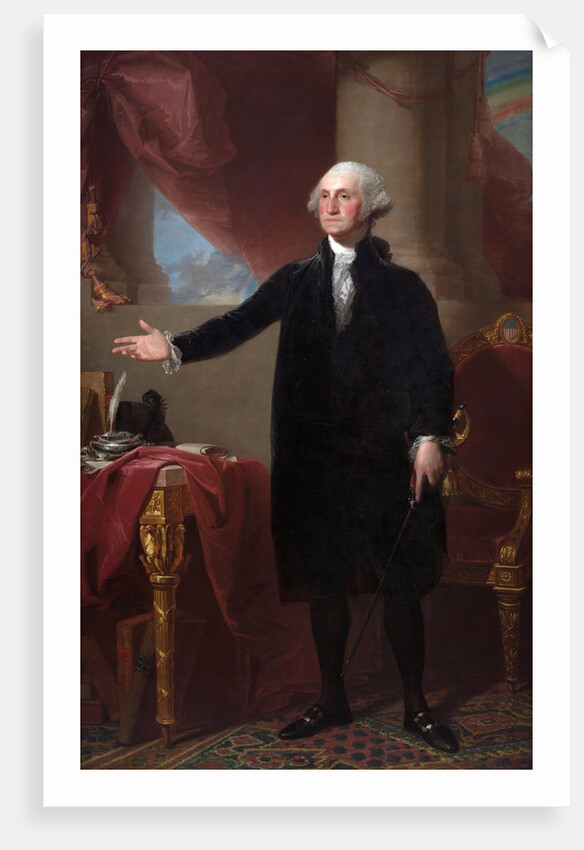 George Washington (The Lansdowne Portrait) by Gilbert Stuart
