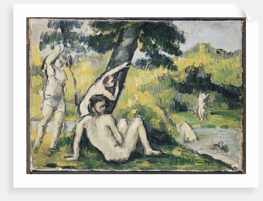 Bathing by Paul Cezanne