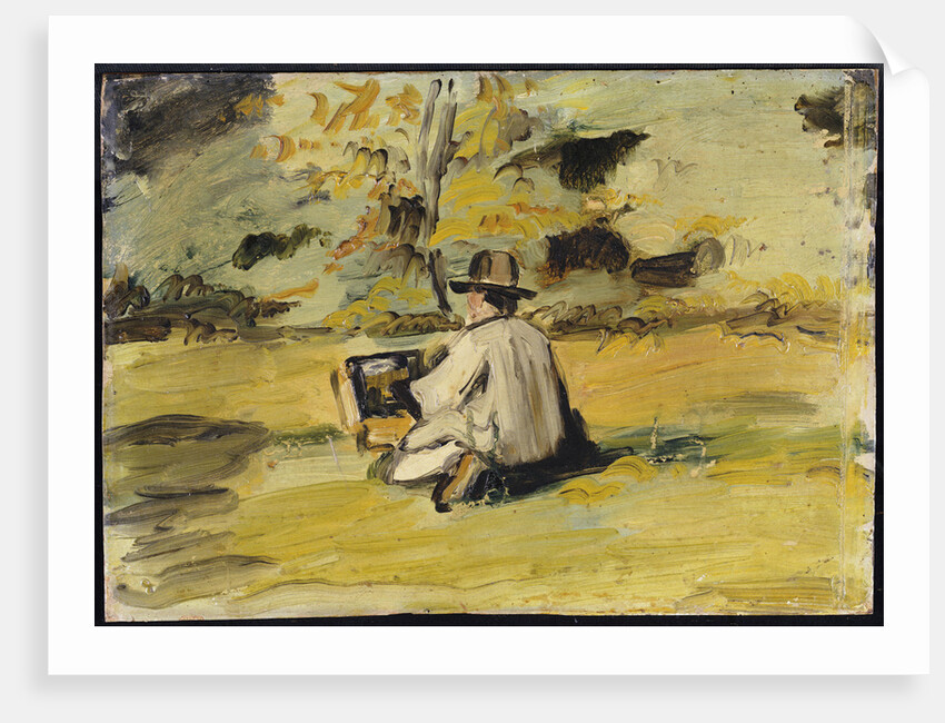 A Painter at Work by Paul Cezanne