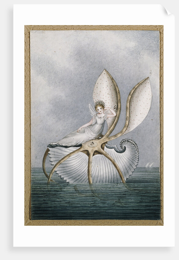 A Fairy Resting on a Shell by Amelia Jane Murray
