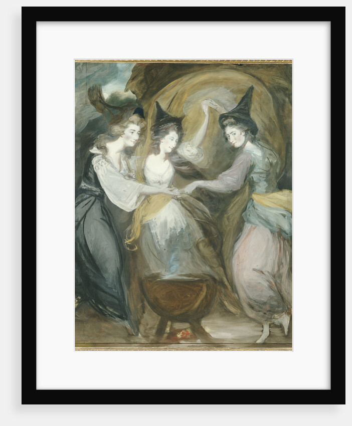 The Duchess of Devonshire, Lady Melbourne and Mrs Dawson Damer as the Three Witches from Macbeth by Daniel Gardner