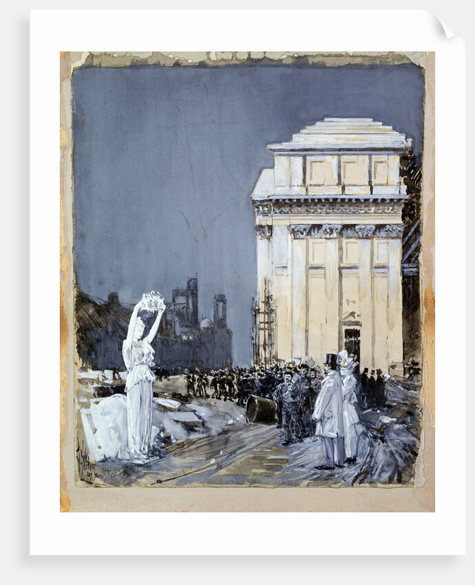Chicago Exposition by Frederick Childe Hassam