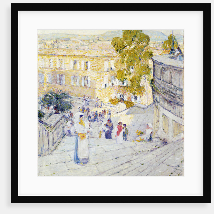 The Spanish Steps of Rome by Frederick Childe Hassam