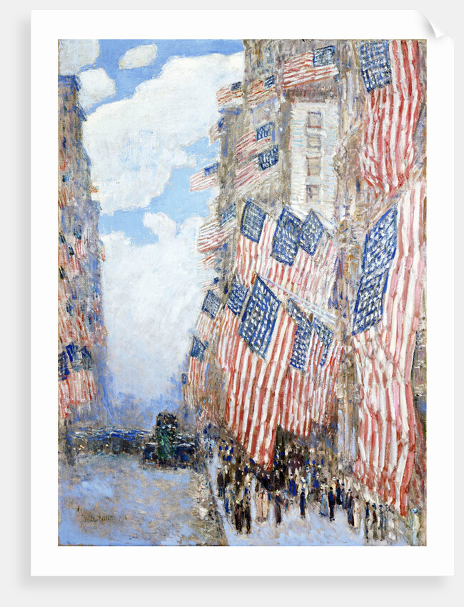 The Fourth of July by Frederick Childe Hassam