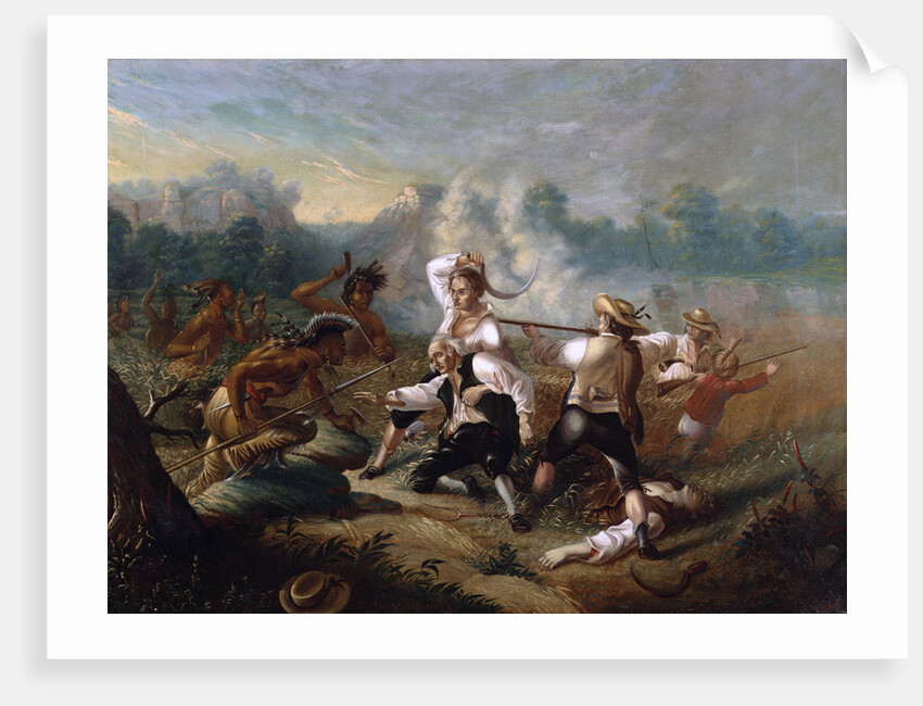 Massacre at Wyoming Valley by Charles Weimar