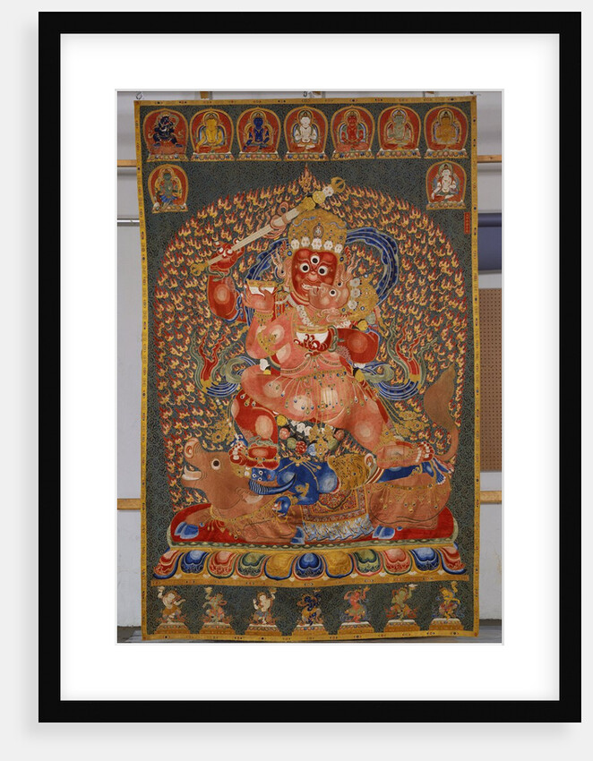 Yongle period embroidered silk thanka by Anonymous