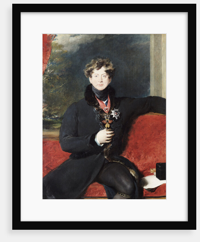 Portrait of King George IV by Thomas Lawrence and studio by Anonymous