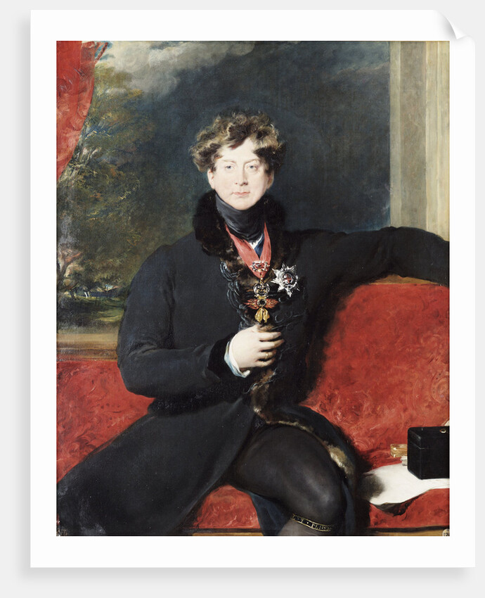Portrait of King George IV by Thomas Lawrence and studio by Anonymous