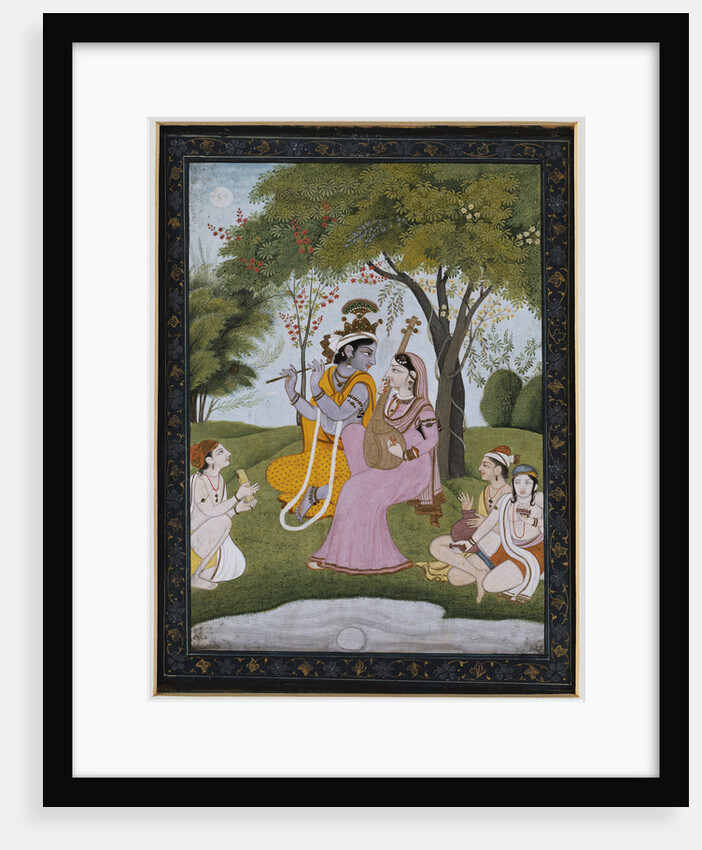 Krishna and Radha Making Music by Anonymous