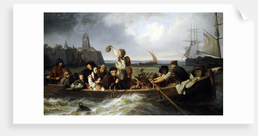 Emigration to America by Antonie Volkmar