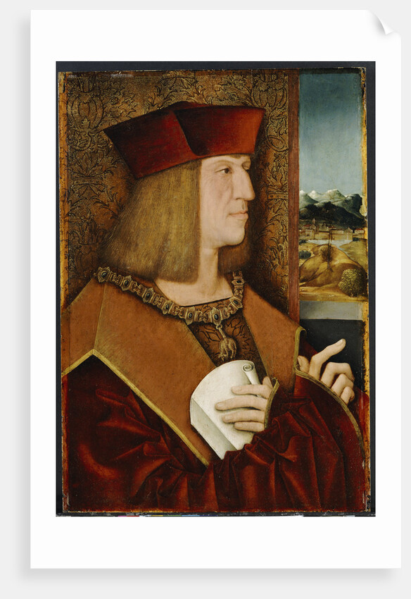 Portrait of Emperor Maximilian I by Bernhard Strigel