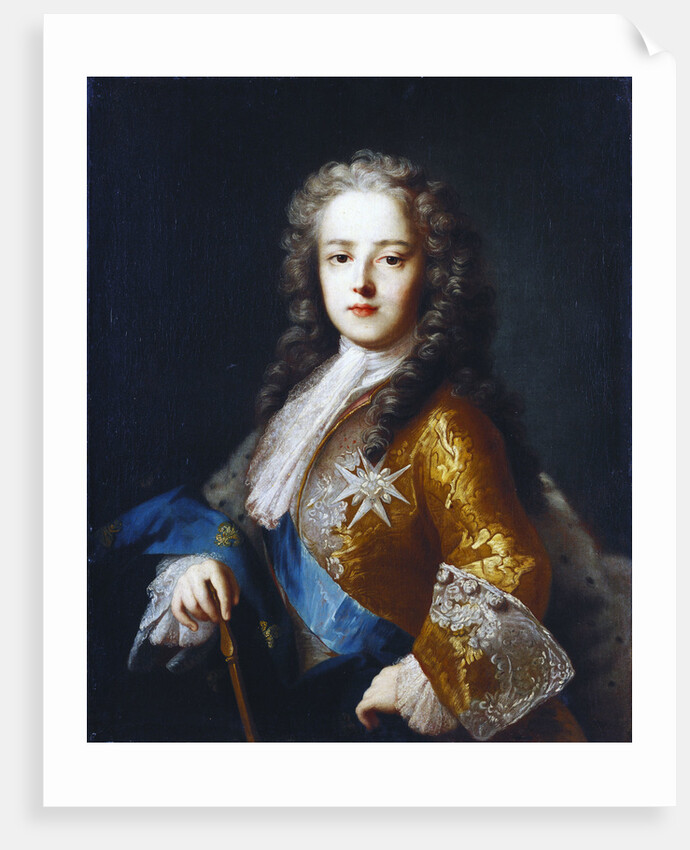 Portrait of King Louis XV as a Youth attributed to Jean Ranc by Anonymous