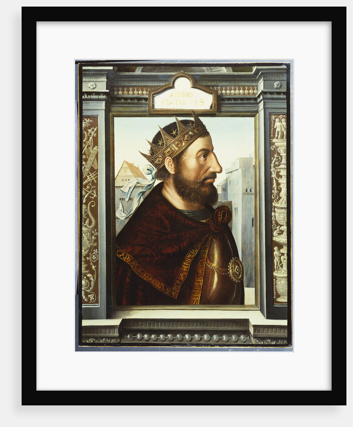 The Emperor Charlemagne, manner of Quentin Massys by Anonymous