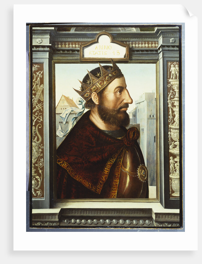 The Emperor Charlemagne, manner of Quentin Massys by Anonymous