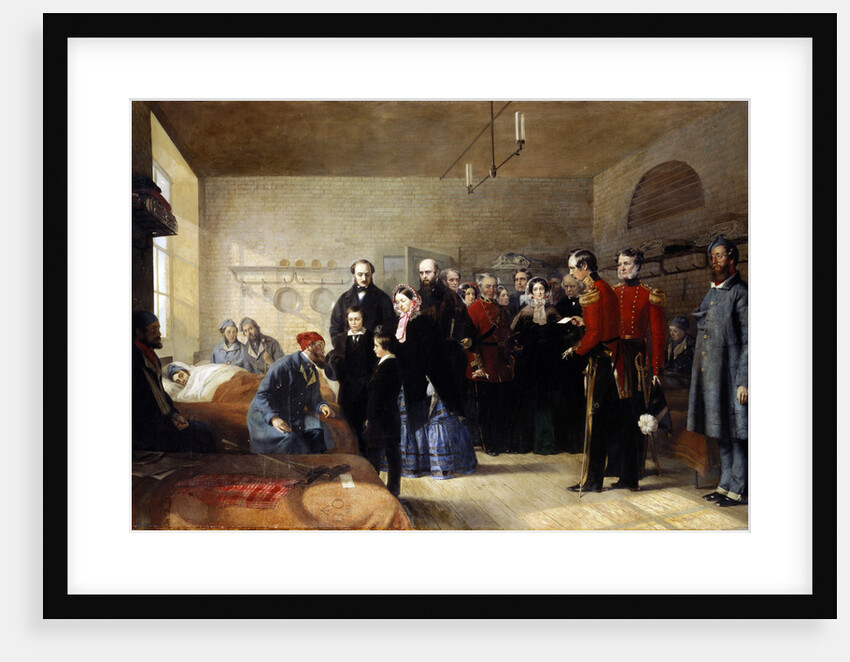 Queen Victoria's First Visit to Her Wounded Soldiers by Jerry Barrett