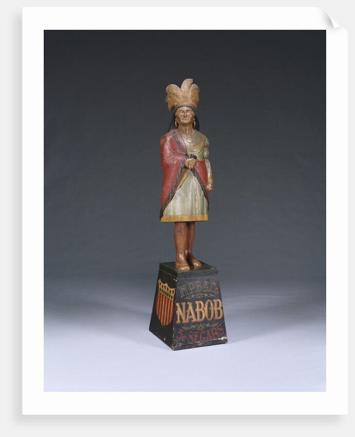 Indian Princess tobacco shop sculpture by Anonymous