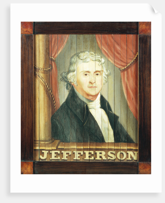 Tavern sign depicting Thomas Jefferson by Anonymous