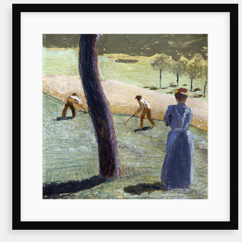 Workers in a Field at Kandern by Auguste Macke