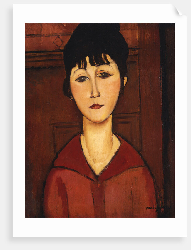 Head of a Young Girl by Amedeo Modigliani