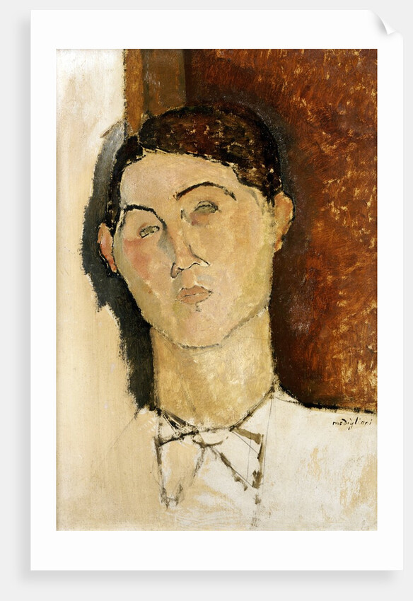 Tete De Jeune Homme by Amedeo Modigliani