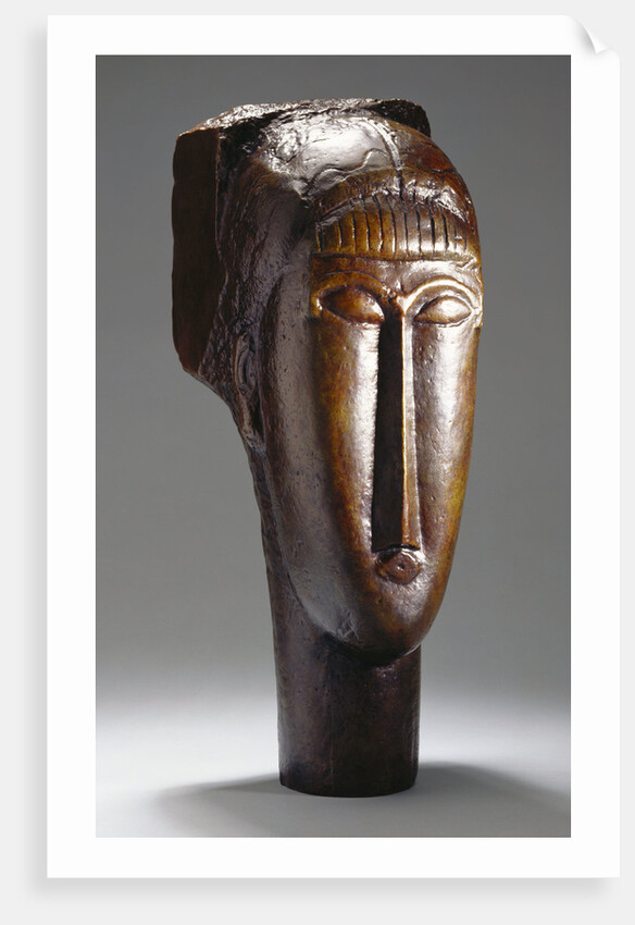 Head of a Woman with a Fringe by Amedeo Modigliani