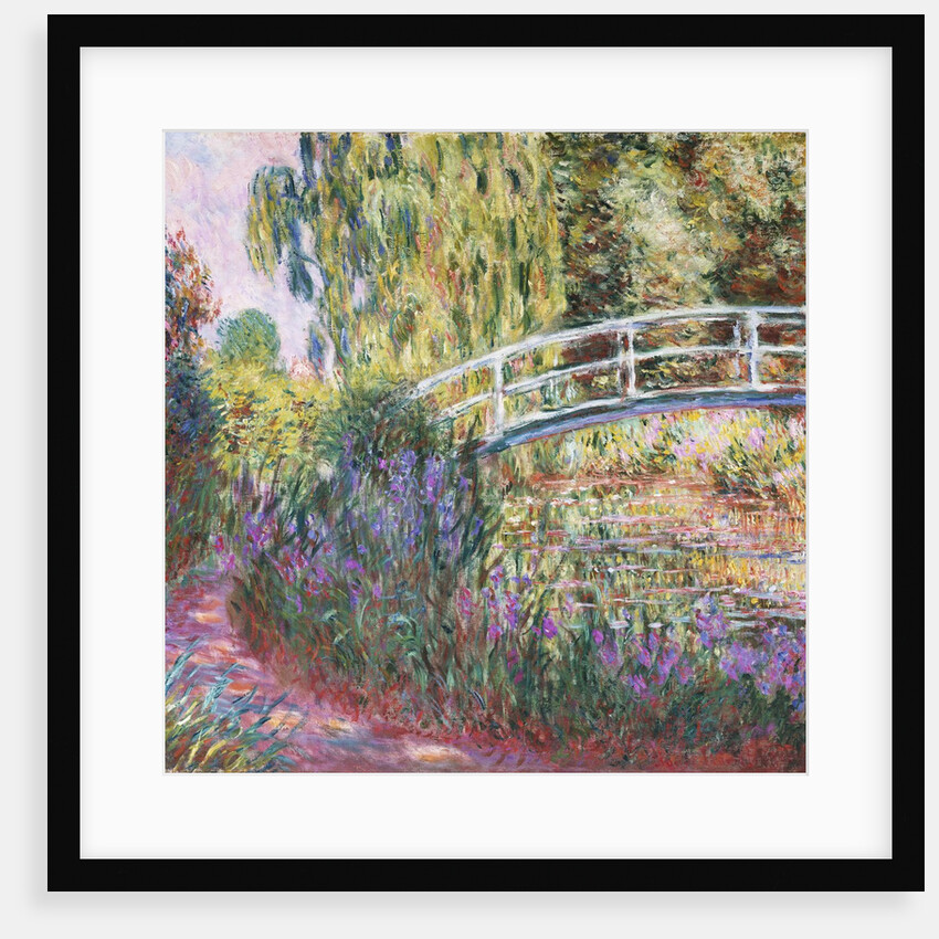 The Japanese Bridge, Pond with Water Lillies by Claude Monet