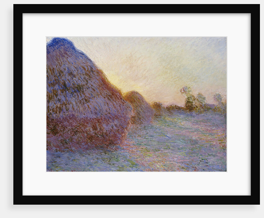 Haystacks by Claude Monet