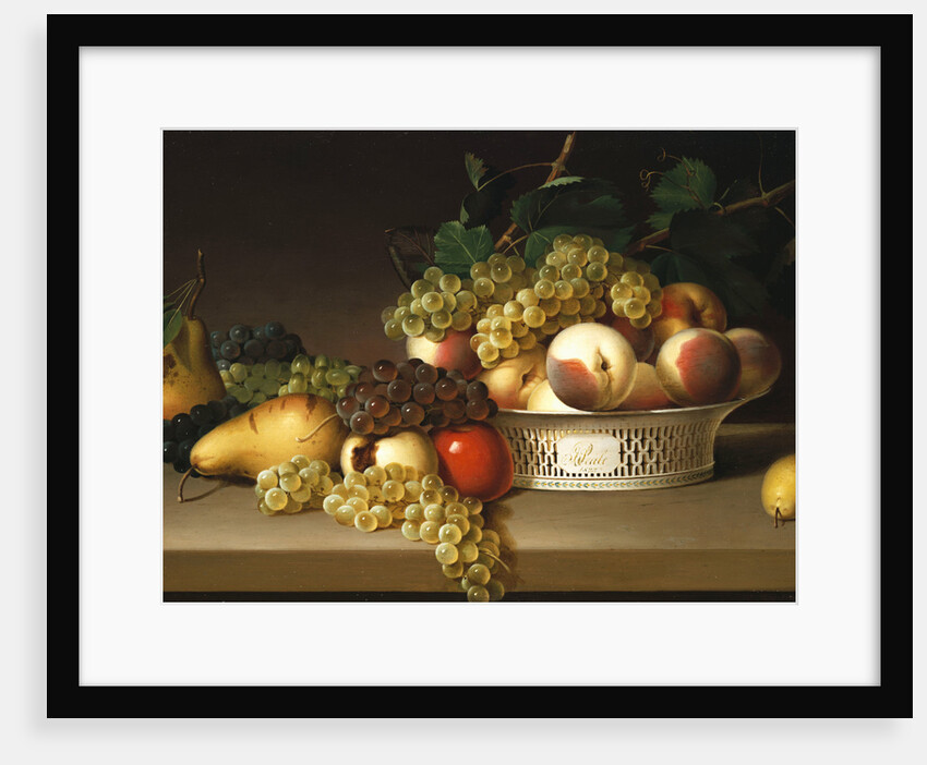 Fruit in a Chinese Basket by James Peale the Elder
