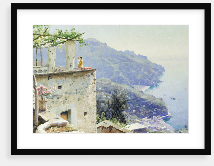 The Ravello Coastline by Peder Monsted