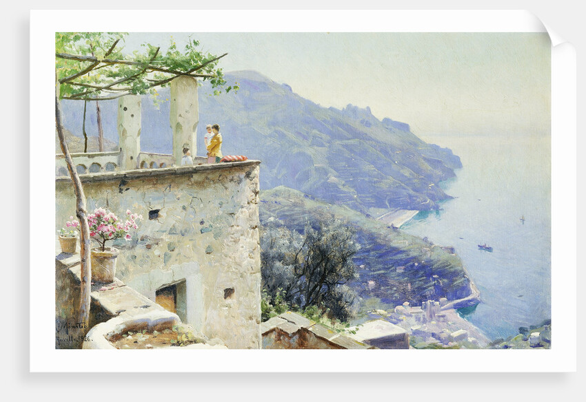 The Ravello Coastline by Peder Monsted