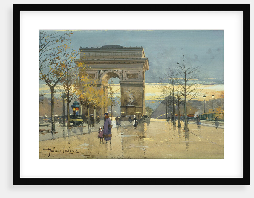 Arc de Triumphe by Eugene Galien-Laloue